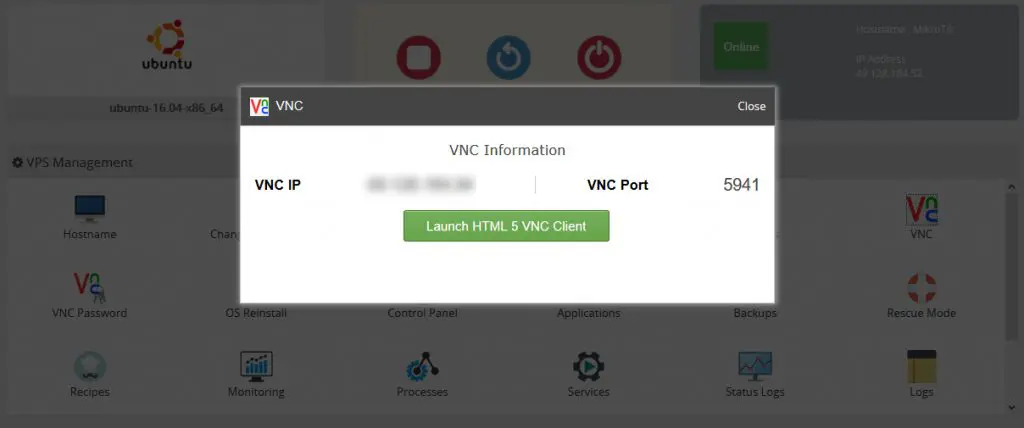 Akses VNC pada VPS Mikrotik Anda