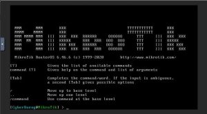 Login ke Terminal CLI Mikrotik