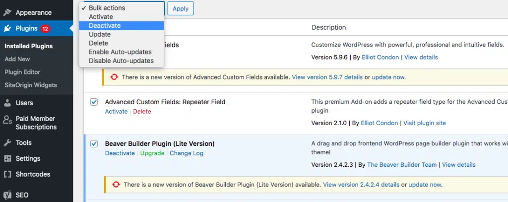 error tombol add media wordpress