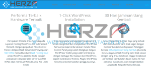 Fitur Utama WordPress Hosting Herza Cloud